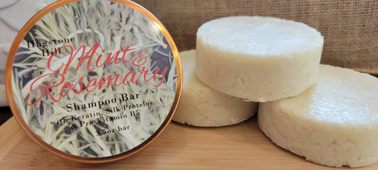 Mint & Rosemary Shampoo Bars