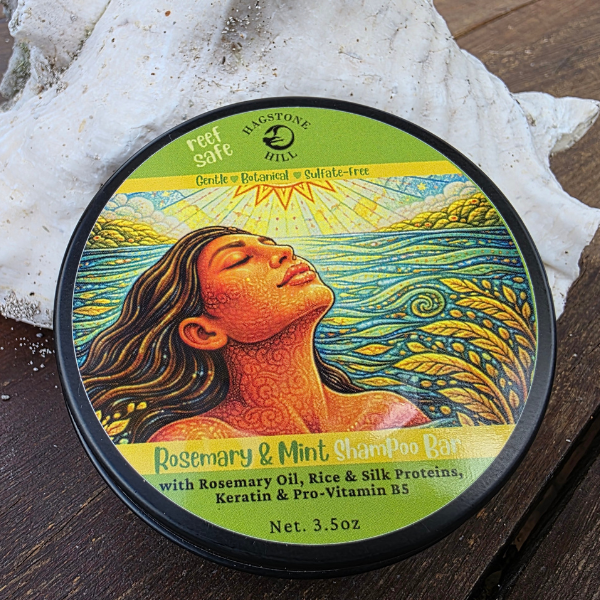 Mint & Rosemary Shampoo Bars - 3.5 oz