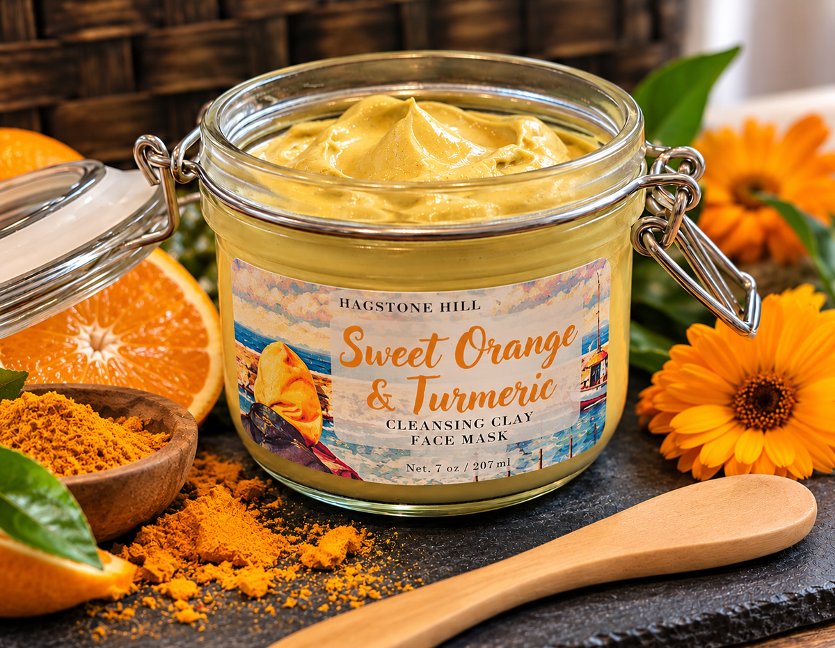 Sweet Orange & Turmeric Clay Facial Mask