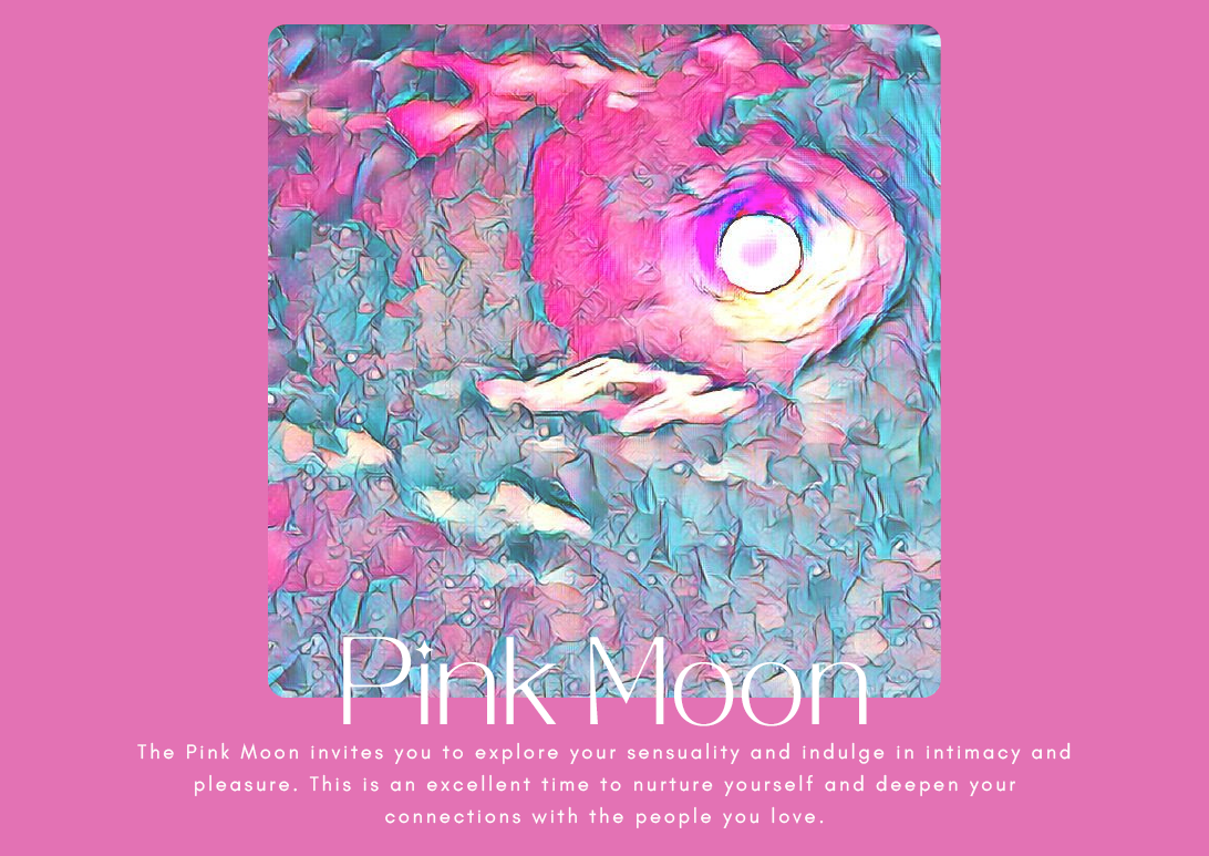 Pink Moon Card