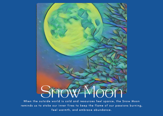 Snow Moon Card