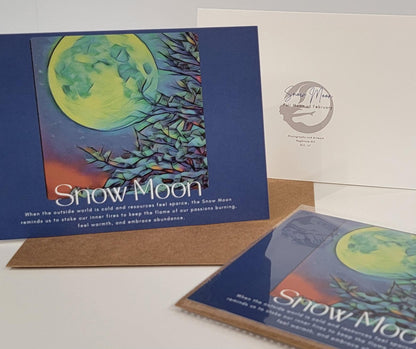 Snow Moon Card