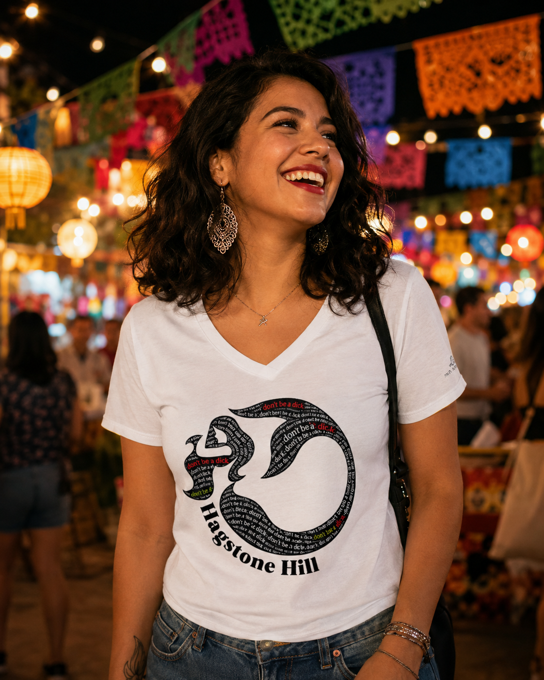 "Don’t Be a Dick" V-Neck Tee