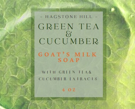 Green Tea & Cucumber Goat Milk Soap