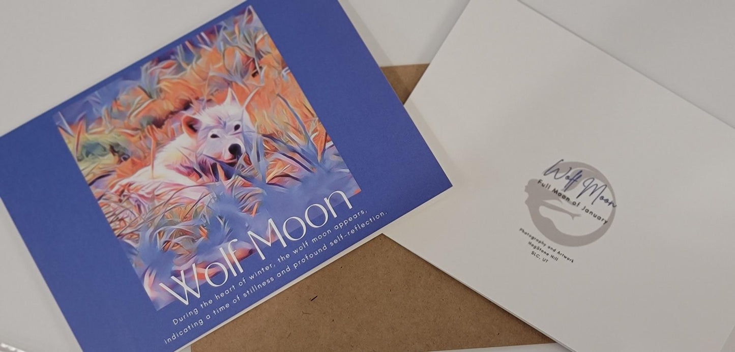 Wolf Moon Card